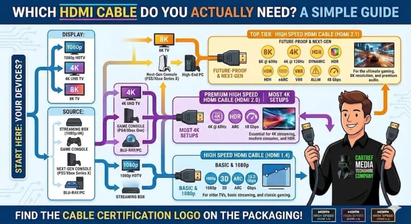 Which HDMI Cable Do You Actually Need? A Simple Guide