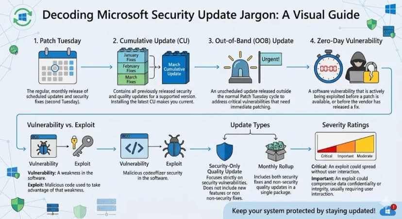 Making Sense of Common Security Terms in Recent Windows Vulnerability Reports